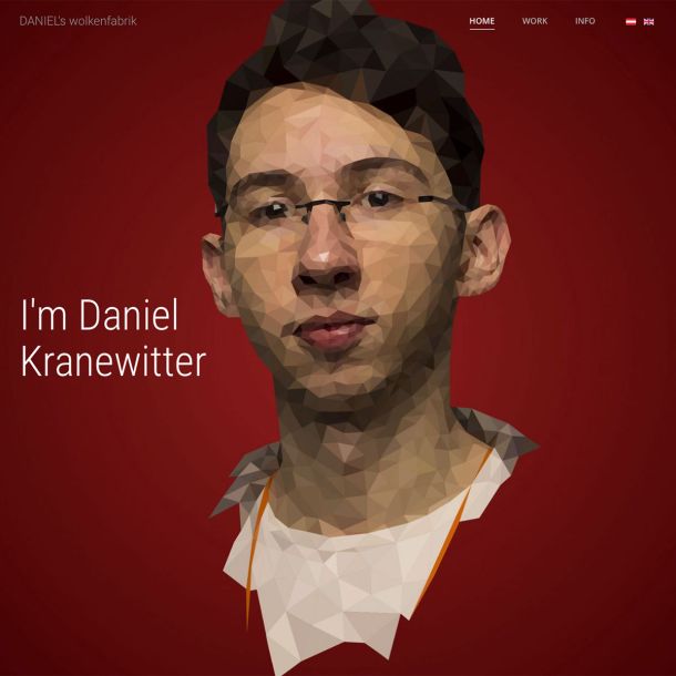 Website für Daniel Kranewitter Grafik-, Kommunikation- und Industriedesigner aus Wien