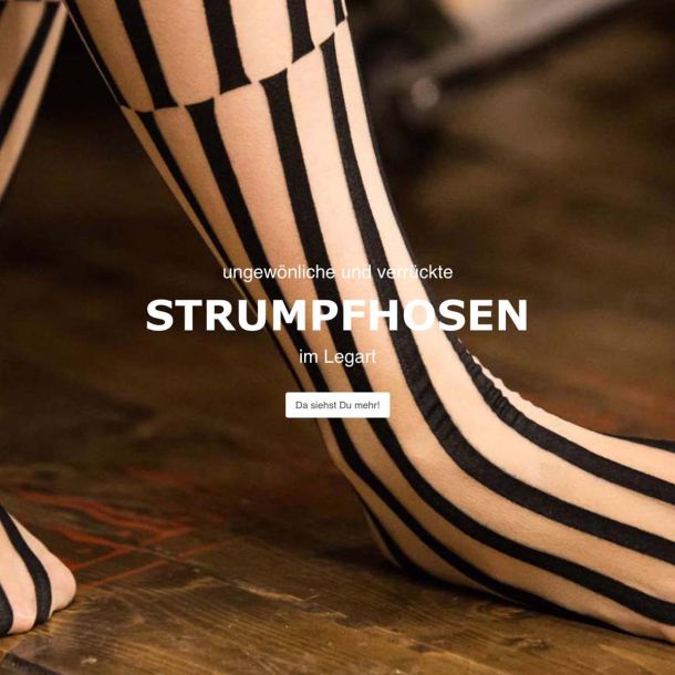 Website für Legart Strumpfhosen-Geschäft aus Wien